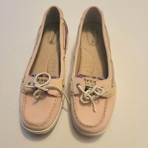 Sperry | Light Pink Plaid Skimmer Boat Shoes 8.5